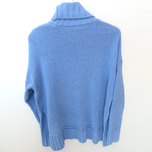 Aerie Chenille Oversized Turtleneck Sweater Size S - Picture 6 of 9